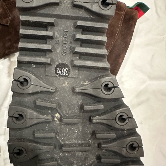 Gucci Suede Mid-Calf Moto Boots size 8.5 great condition - Picture 8 of 8